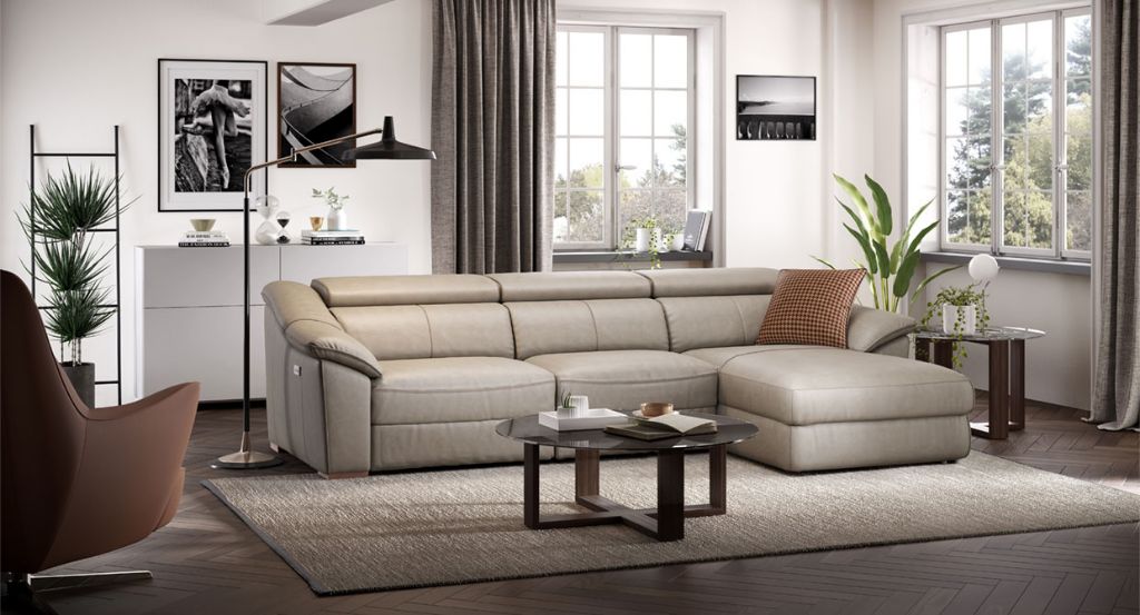 0101451 emozione sofa with chaise longue leather dove 1024