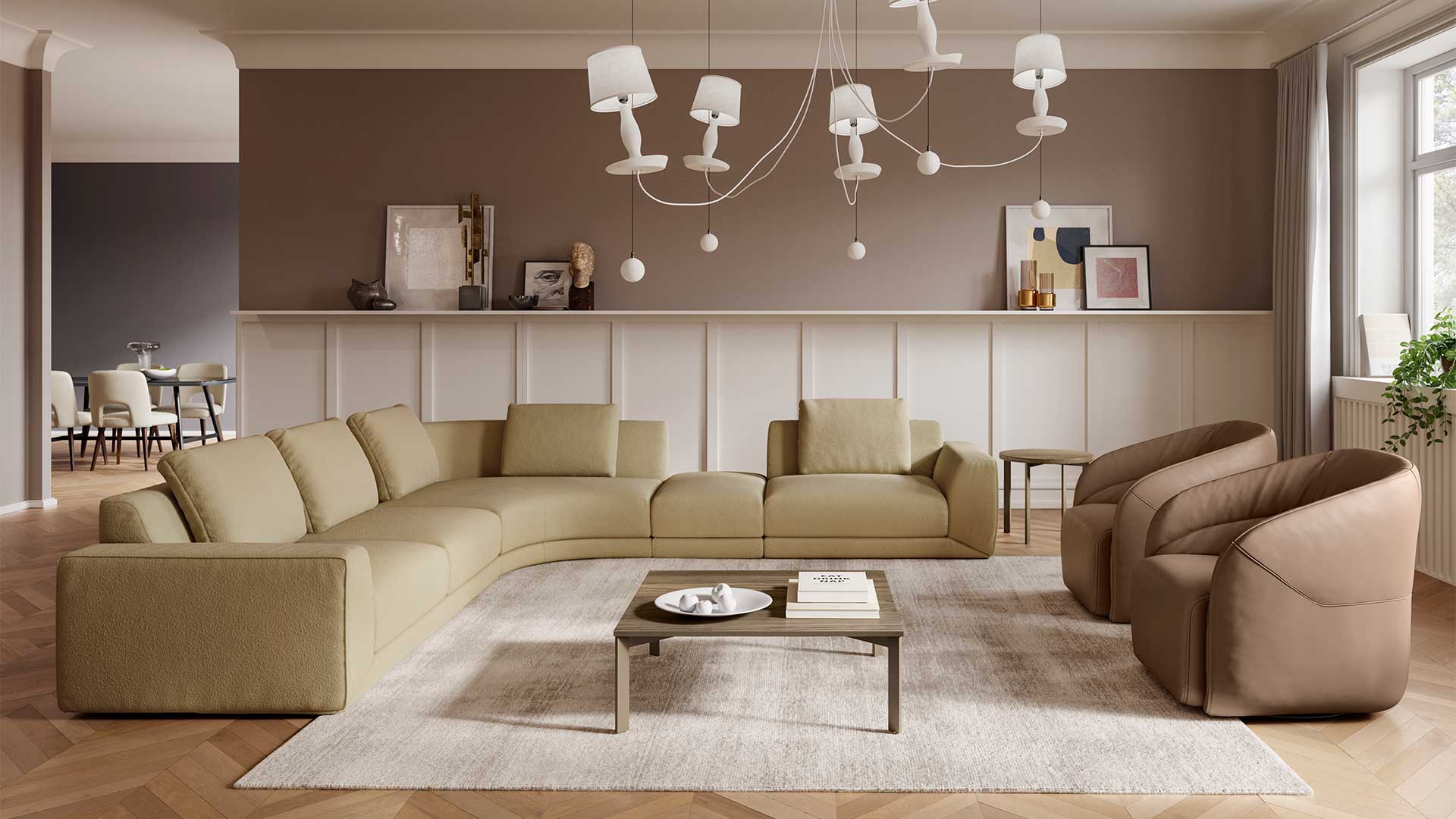 natuzzi living room