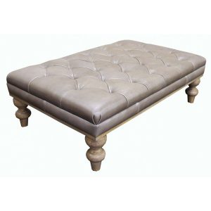 82239 Carolyn Leather Ottoman