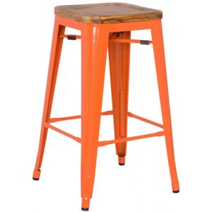 Metro backles wood stoll orange