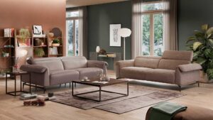 Leggiadro three-seater sofa
